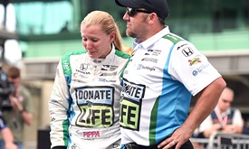 Thumbnail for Hugs and heartbreak for Dale Coyne Racing, Mann on Indy 500 first qualifying day