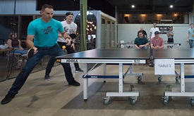 Thumbnail for Drivers have some 'Serious Fun' at charity ping pong tournament