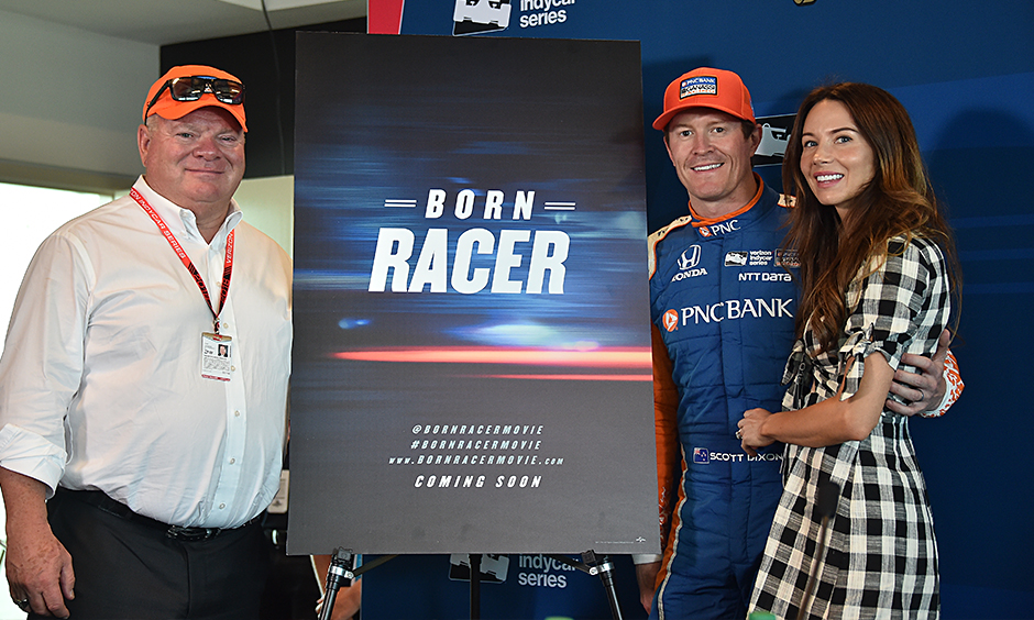Chip Ganassi, Scott Dixon, and Emma Dixon
