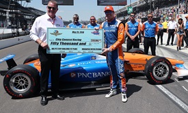 Thumbnail for Dixon's Chip Ganassi Racing crew wins Indy 500 Pit Stop Challenge