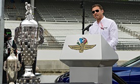 Thumbnail for Indy 500 field receives final instructions at public drivers' meeting