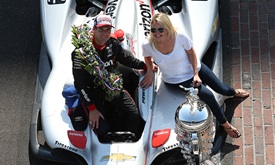 Thumbnail for Liz Power's premonition comes true for husband to win Indy 500