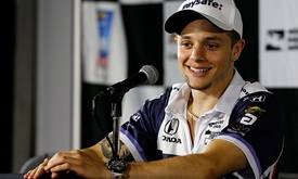 Thumbnail for Ferrucci impresses in official INDYCAR practice debut