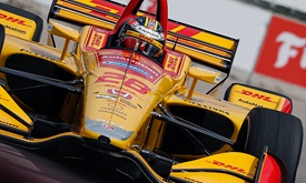 Thumbnail for Hunter-Reay bounces to top in practice at Detroit’s Belle Isle