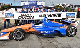 Thumbnail for Dixon lets his Indy car achievements do talking for him