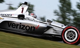 Thumbnail for Newgarden gives Team Penske third straight Road America pole