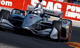 Thumbnail for Newgarden races away to dominant victory at Road America