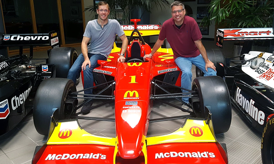 Sebastien Bourdais and Craig Hampson