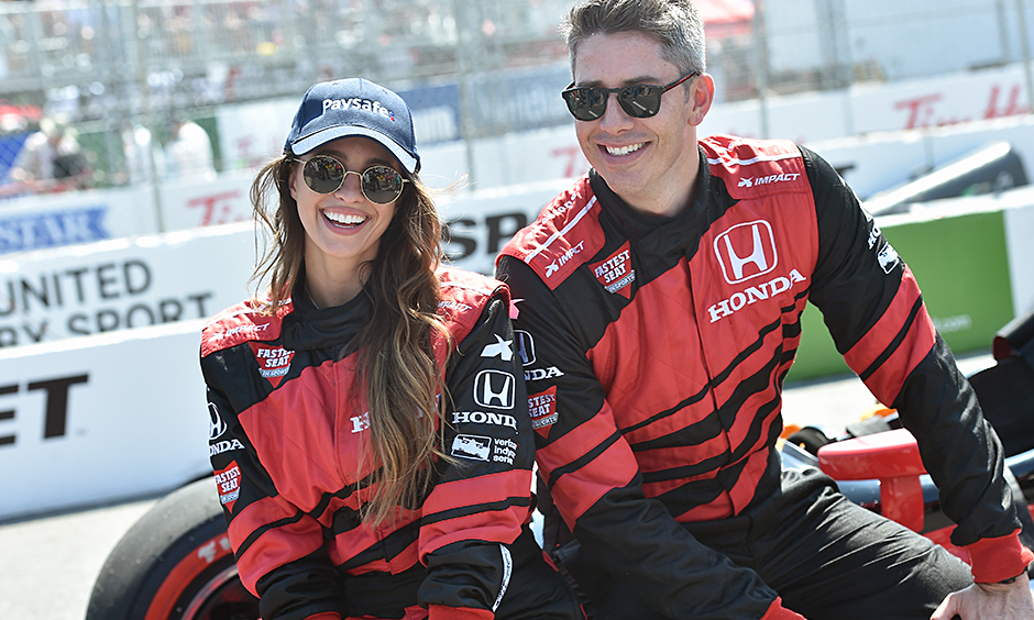 Vanessa Grimaldi and Arie Luyendyk Jr.