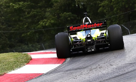 thumbnail for Brake issues send Bourdais into tires and to rear of Mid-Ohio grid