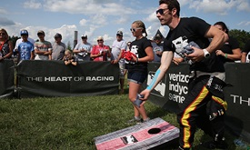 Thumbnail for Mid-Ohio notes: Pagenaud helps INDYCAR Nation member repeat in Tailgate Toss 200