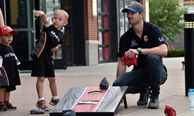 Thumbnail for Drivers help rev up Gateway interest with fan festival