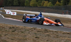 Thumbnail for Bourdais, Dixon lead first Portland practice