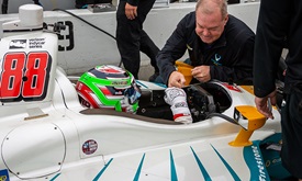 Thumbnail for After successful test, O'Ward gets Sonoma ride along with Herta