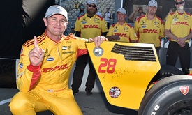 Thumbnail for Hunter-Reay steals Sonoma pole and spotlight from championship contenders