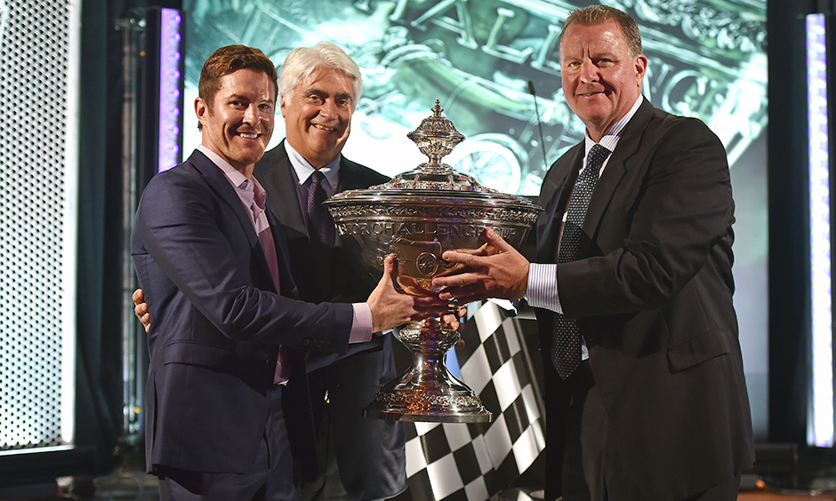 Scott Dixon, Mark Miles, and Jay Frye