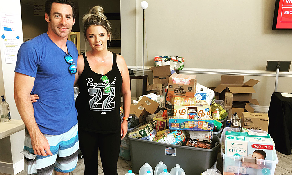 Simon Pagenaud and Hailey McDermott