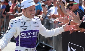 Thumbnail for Ferrucci returning to Dale Coyne Racing for full season in 2019