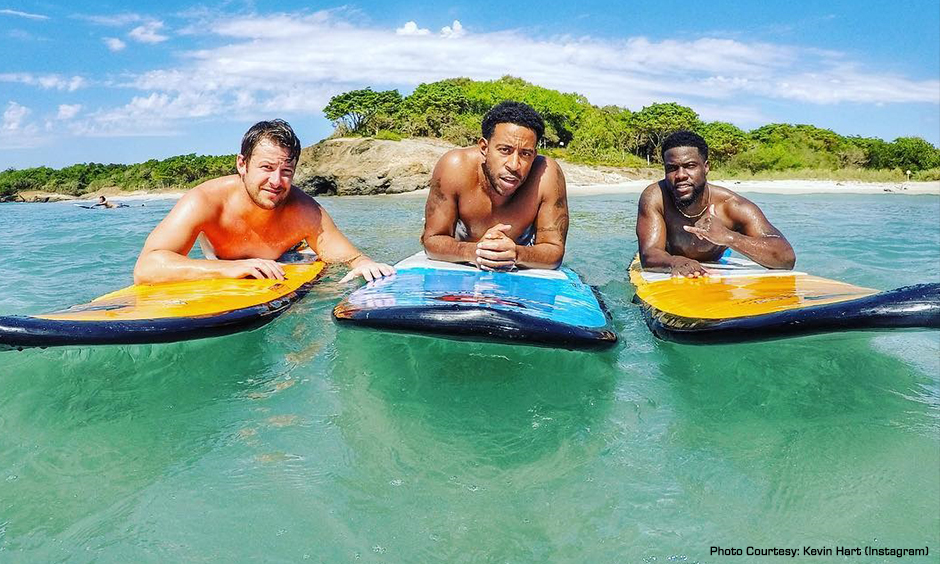 Marco Andretti, Ludacris, and Kevin Hart