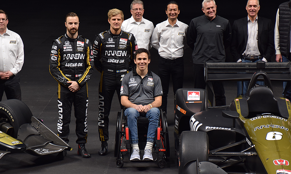 Robert Wickens with the Arrow SPM team