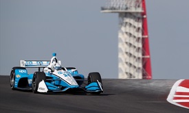 Thumbnail for With track time at premium, Newgarden leads first COTA practice