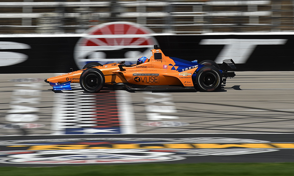 Fernando Alonso at Texas test