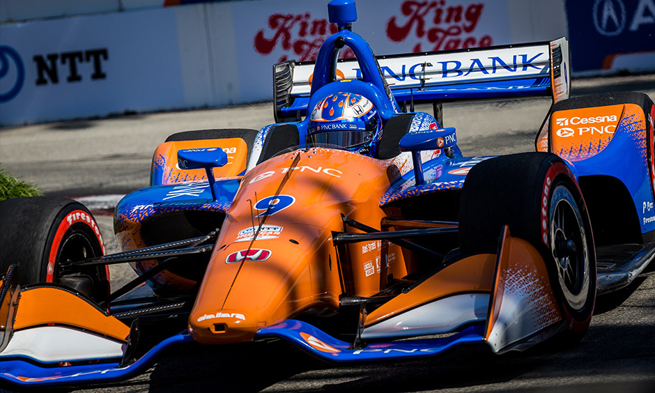 Scott Dixon on track Long Beach