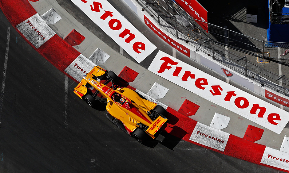 Ryan Hunter-Reay on track Long Beach