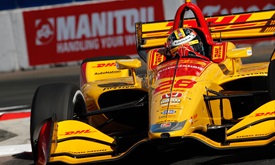 Thumbnail for Hunter-Reay down but not out following Long Beach qualifying