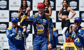 Thumbnail for Rossi races away to second straight dominant Long Beach triumph