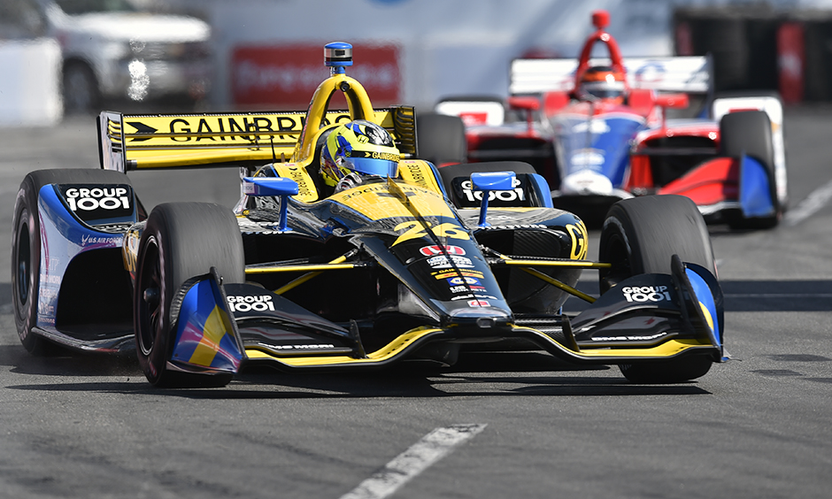 Zach Veach and Matheus Leist