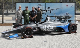 Thumbnail for Daly ready to soar at Indy 500 with U.S. Air Force car