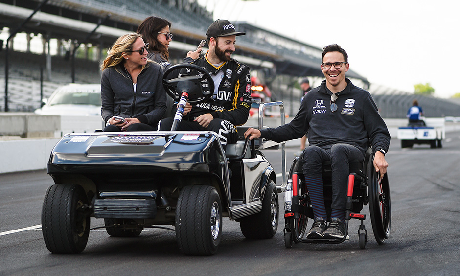 James Hinchcliffe and Robert Wickens