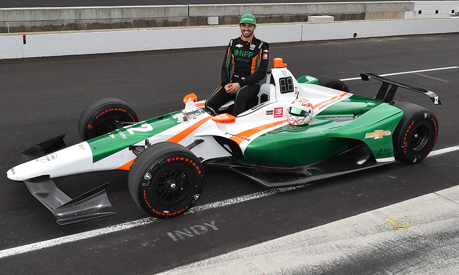 Kyle Kaiser Indy 500 qualifying photo