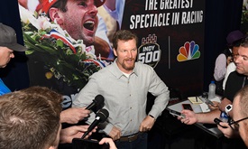 Thumbnail for 'Rookies' Earnhardt Jr., Tirico excited for NBC's Indy 500 debut