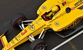 Thumbnail for Castroneves quietly puts himself in place to make Indy 500 history