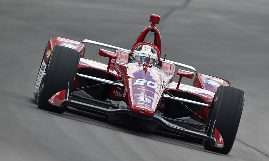 Ed Carpenter on track Texas