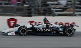 Thumbnail for Rahal carries on for team at Texas following Sato incident