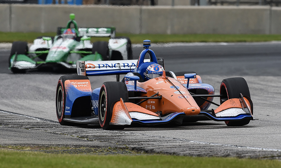 Scott Dixon on track Road America