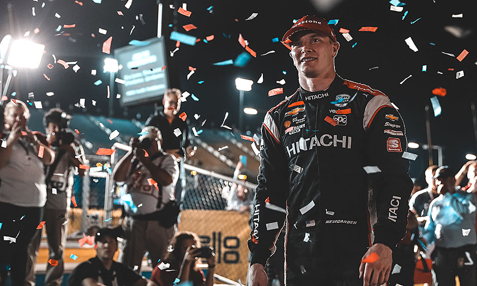 Josef Newgarden in victory lane