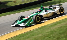 Thumbnail for Herta leads veterans as well as rookies Friday at Mid-Ohio