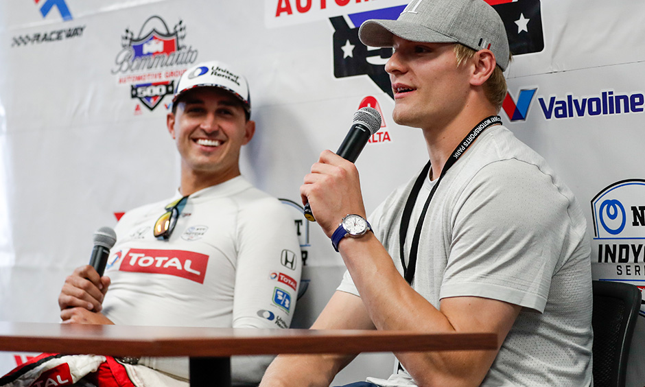 Graham Rahal and Colton Parayko