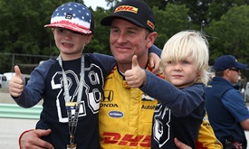 Thumbnail for Fast Father: Hunter-Reay says sons 'are the priority' in life