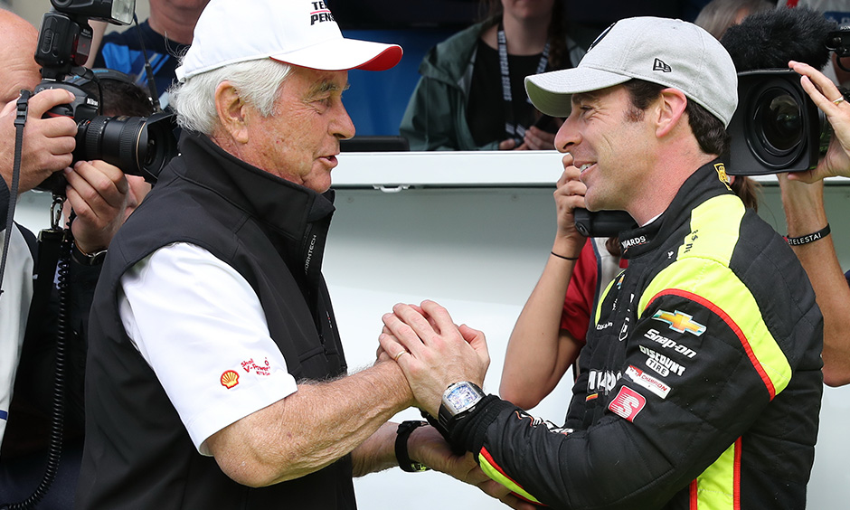 Roger Penske and Simon Pagenaud