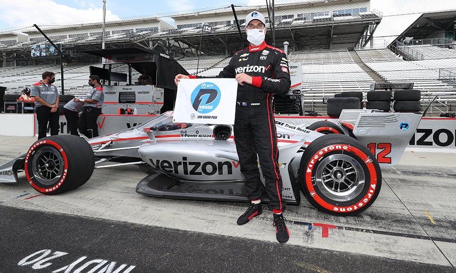 Will Power NTT P1 Award winner