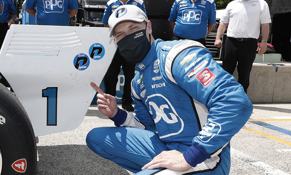 Newgarden wins NTT P1 Award at Road America