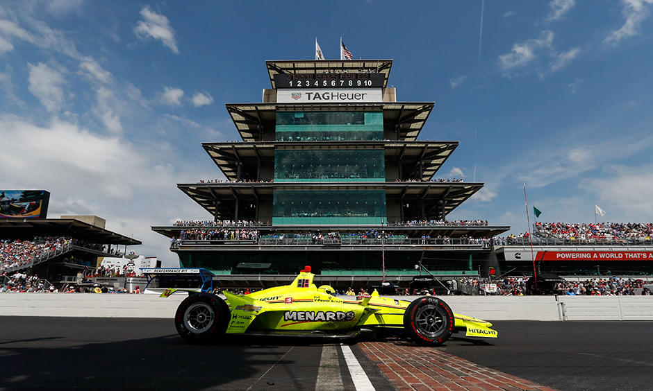 Simon Pagenaud at Indianapolis Motor Speedway in 2019