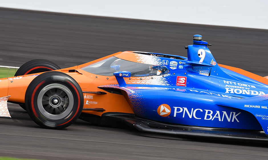 Scott Dixon on track at Indianapolis