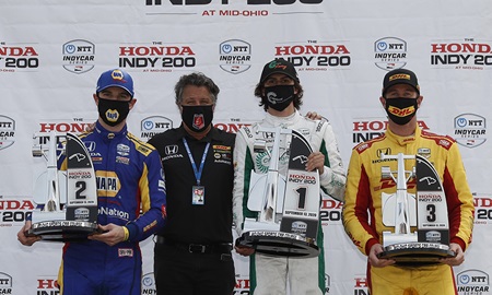 thumbnail for Andretti Autosport Exhales with Joy, Determination after Podium Sweep at Mid-Ohio