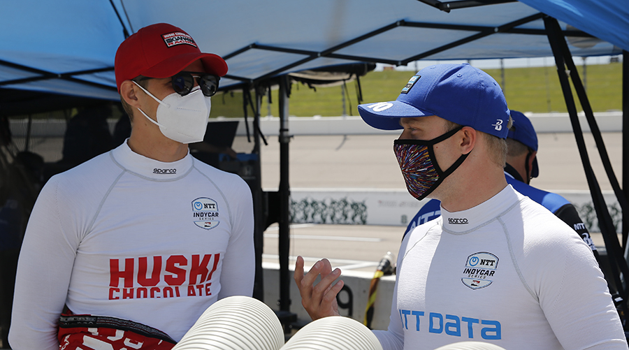 Felix Rosenqvist and Marcus Ericsson